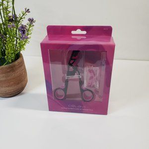 Deluxe Eyelash Curley & Tweezer Duo Black/Pink